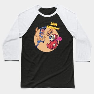 Lem & Stimpy Baseball T-Shirt